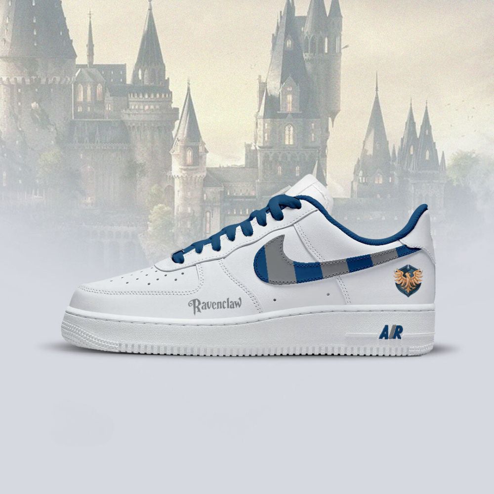 Hogwart White Ravenclaw Air Force 1 Shoes For Men Women
