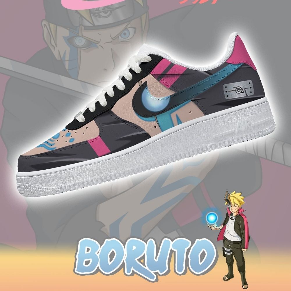 Boruto Uzumaki Naruto Air Force 1 Shoes Sneakers For Anime Fans
