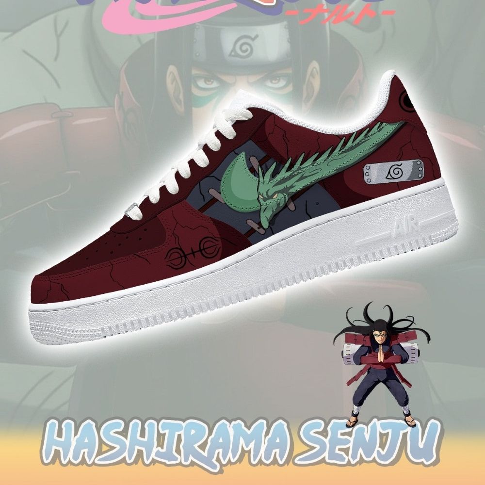 First Hokage Hashirama Senju Naruto Air Force 1 Shoes Sneakers For Anime Fans