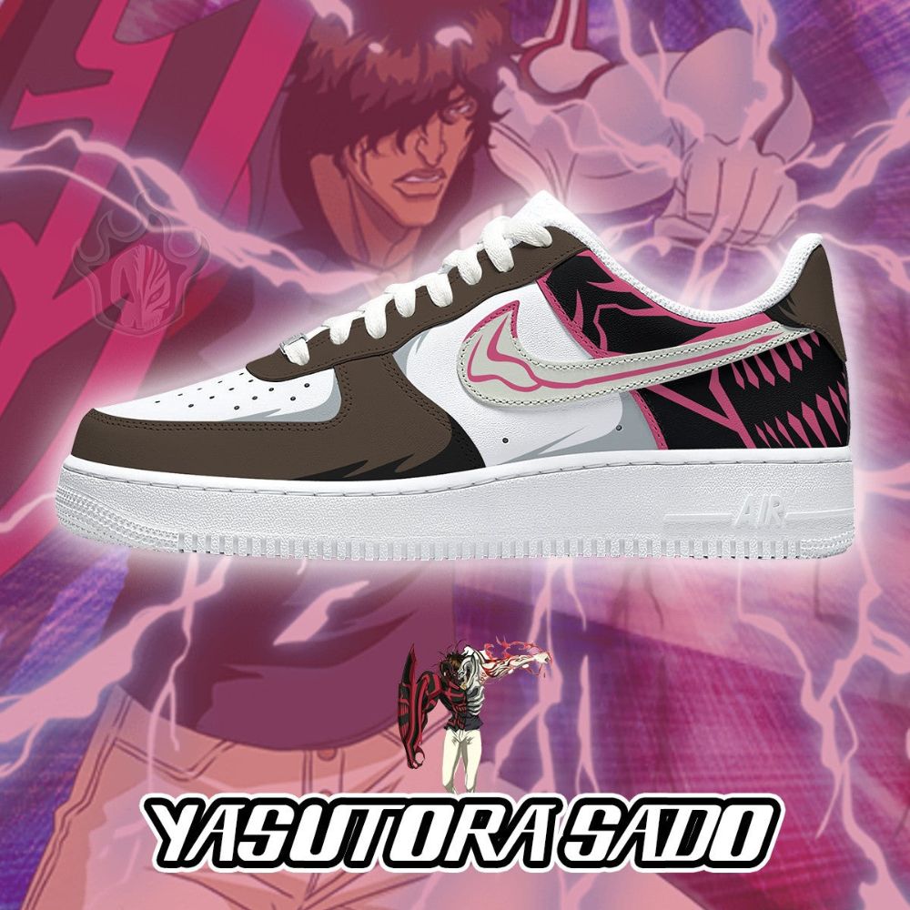 Yasutora Sado Bleach Air Force 1 Shoes Sneakers For Anime Fans