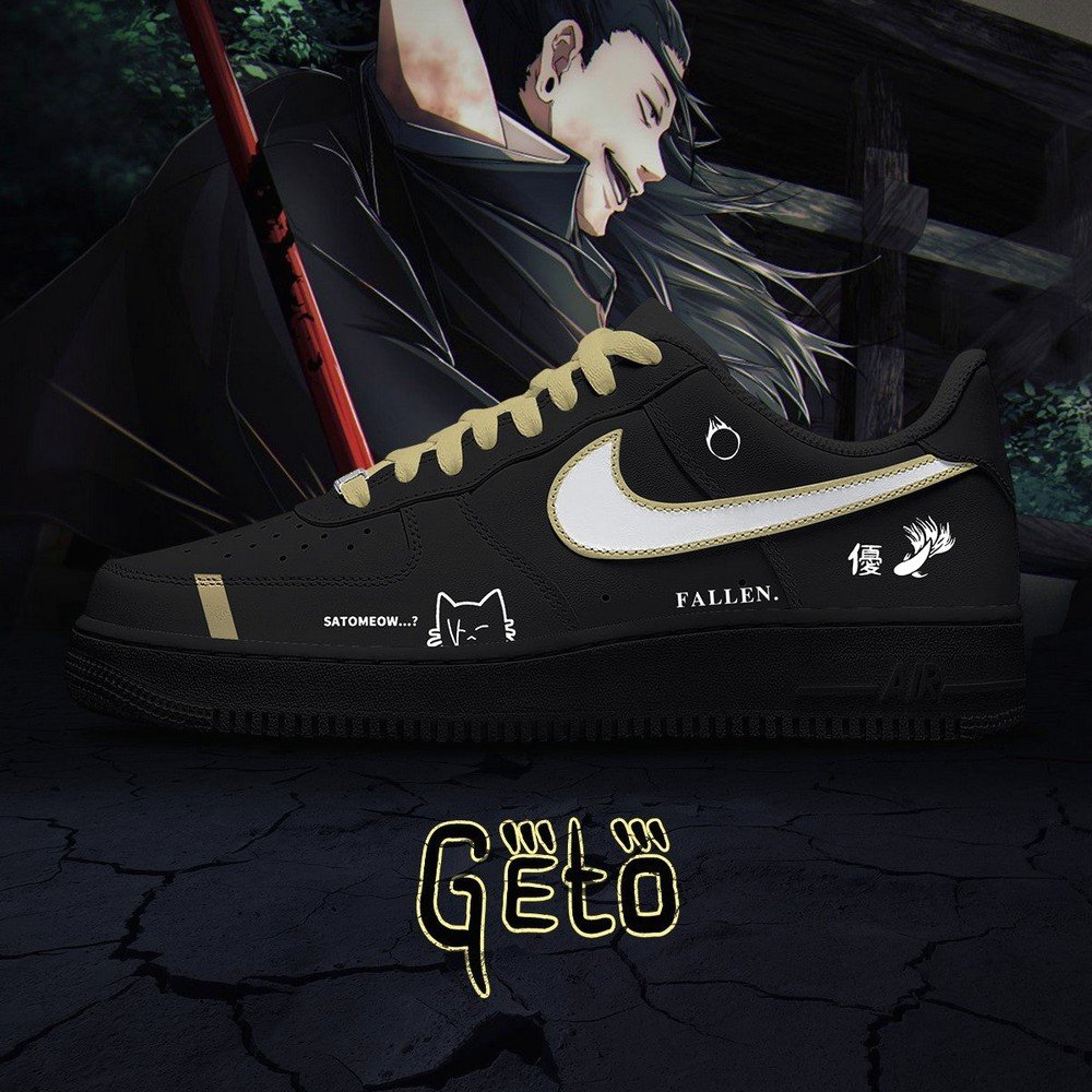 Suguru Geto Anime Jujutsu Kaisen Air Force 1 Shoes Sneakers For Anime Fans