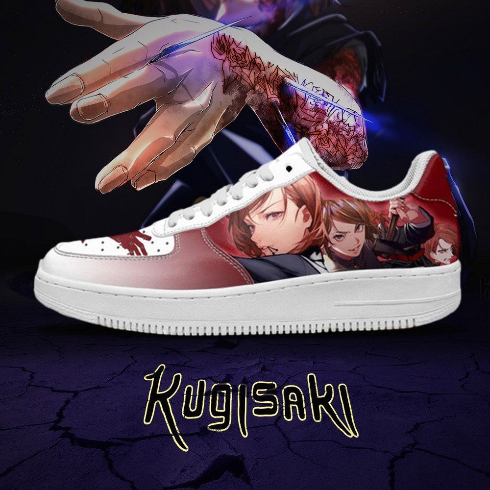 Nobara Kugisaki Char Jujutsu Kaisen Air Force 1 Shoes Sneakers For Anime Fans
