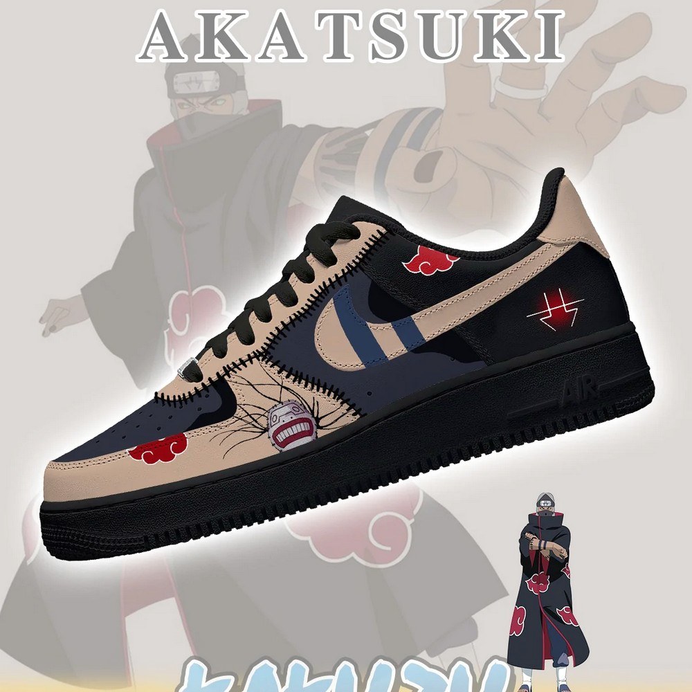 Kakuzu Akatsuki Air Force 1 Shoes Sneakers For Anime Fans