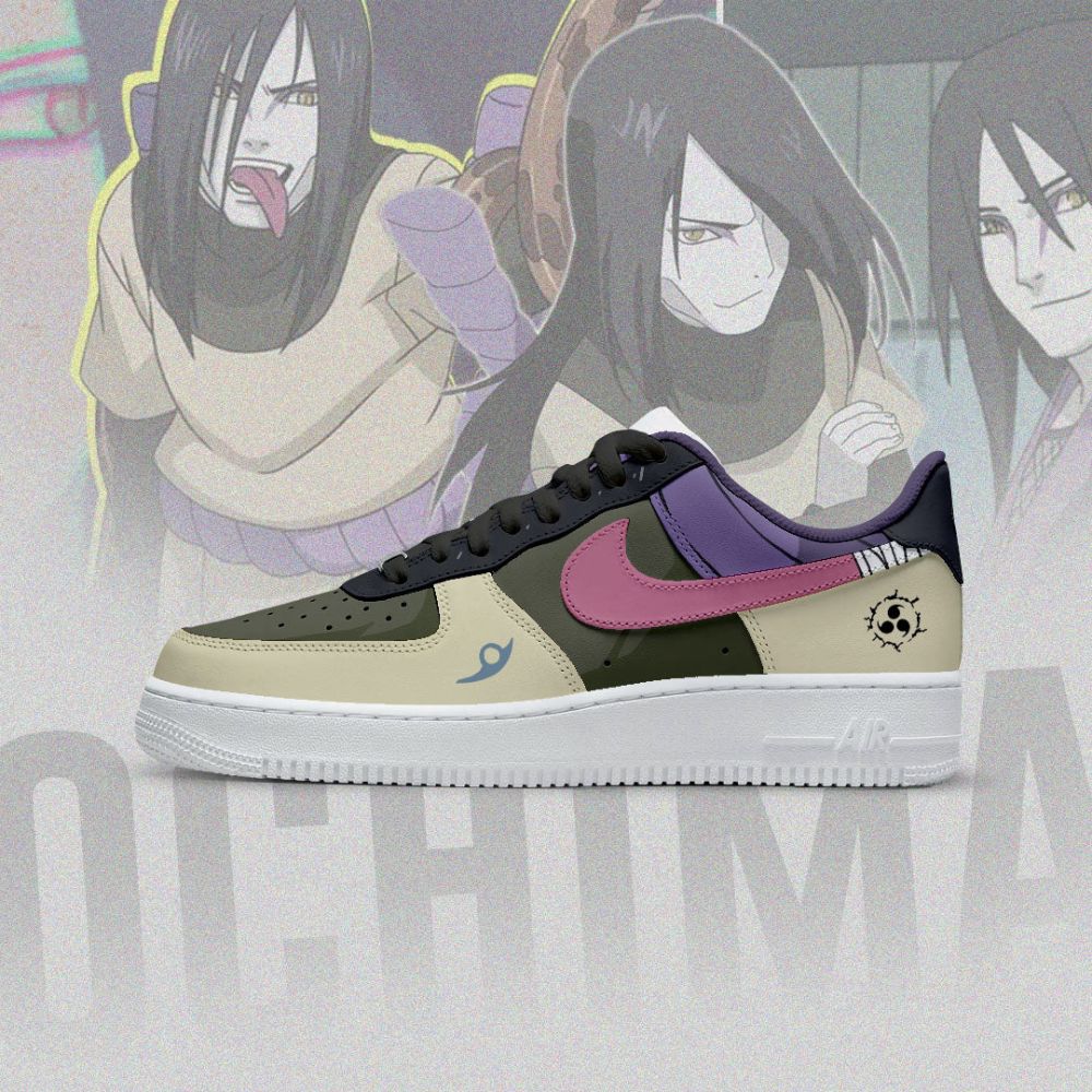Orochimaru Naruto Air Force 1 Shoes Sneakers For Anime Fans
