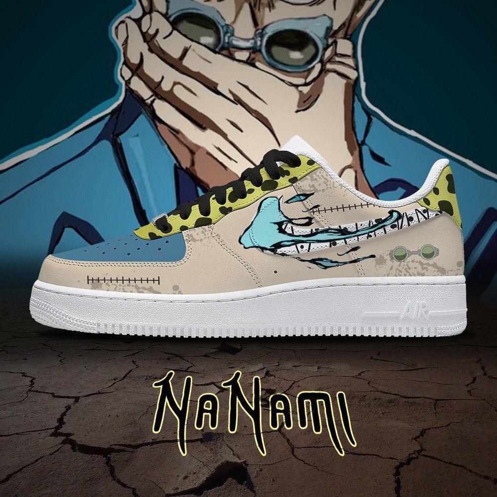 Kento Nanami Character Jujutsu Kaisen Air Force 1 Shoes Sneakers For Anime Fans