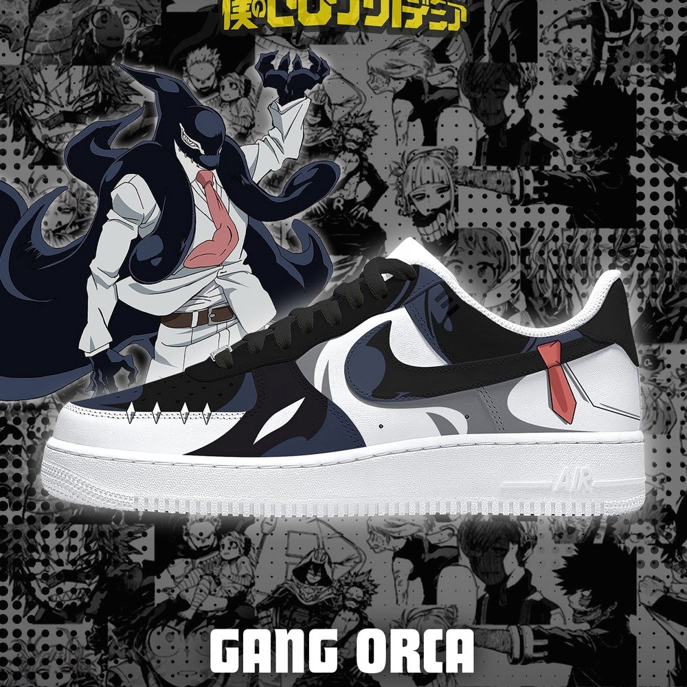 Gang Orca My Hero Academia Air Force 1 Shoes Sneakers Gift For Anime Fan