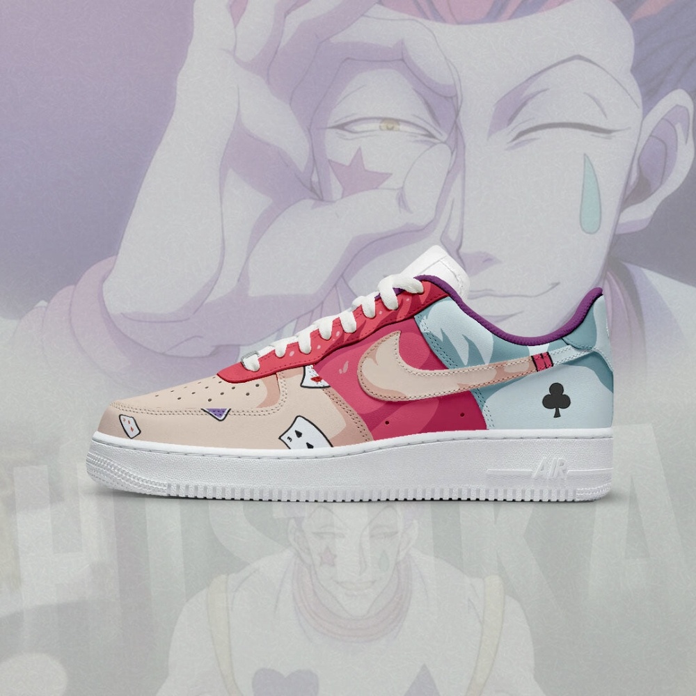 Hisoka Hunter X Huner Air Force 1 Shoes Sneakers For Anime Fans