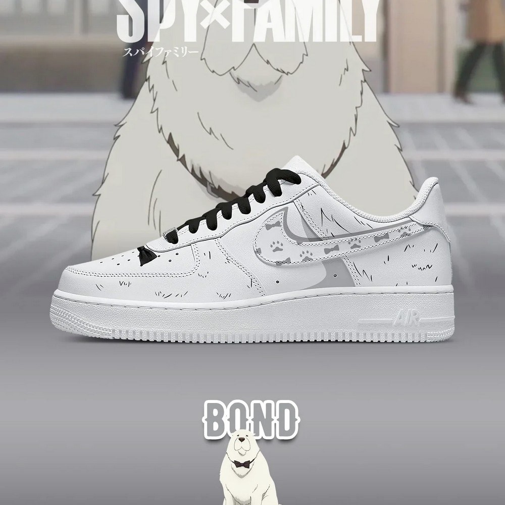 Bond Forger Spy X Family Air Force 1 Shoes Sneakers For Anime Fans