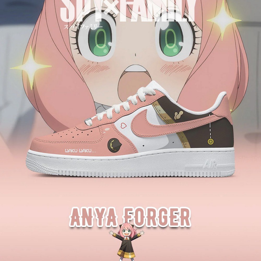 Anya Forger Spy X Family Air Force 1 Shoes Sneakers For Anime Fans