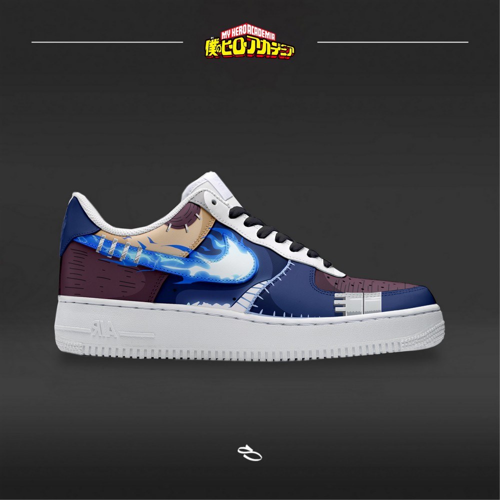 Dabi My Hero Academia Air Force 1 Shoes Sneakers For Anime Fans