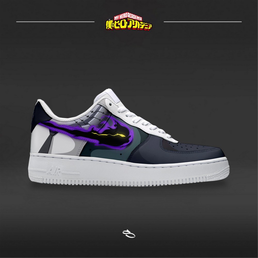 Kurogiri My Hero Academia Air Force 1 Shoes Sneakers For Anime Fans