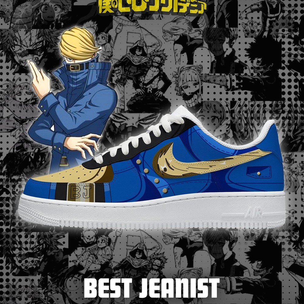 Best Jeanist My Hero Academia Air Force 1 Shoes Sneakers For Anime Fans