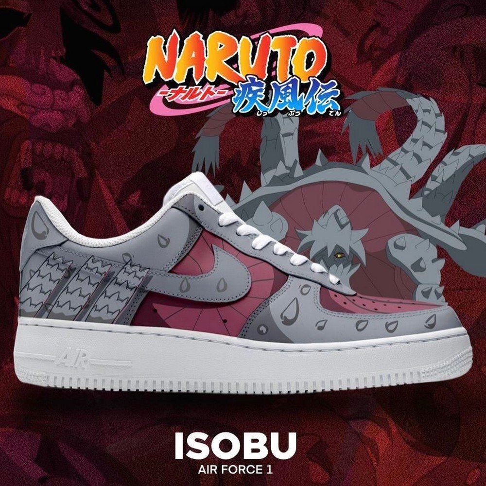 Isobu Naruto Air Force 1 Shoes Sneakers For Anime Fans