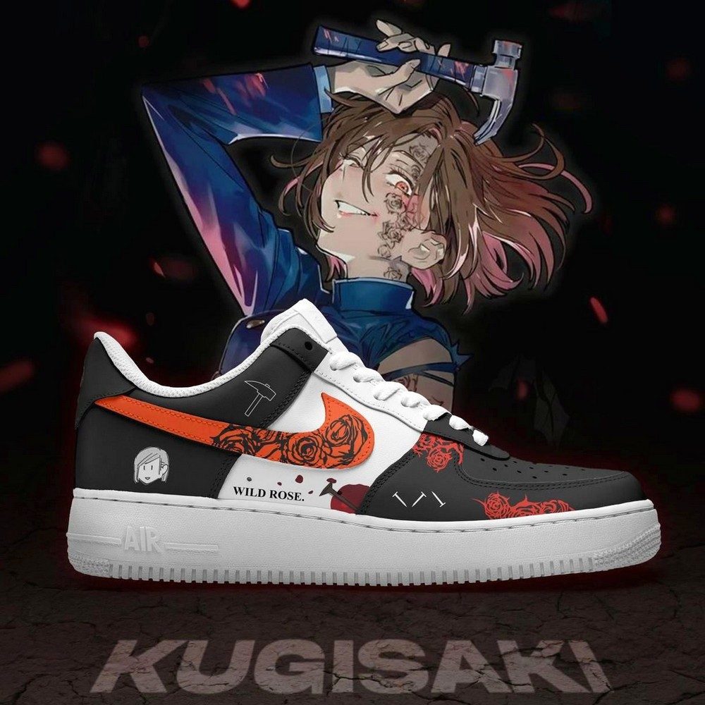 Nobara Kugisaki Jujutsu Kaisen Air Force 1 Shoes Sneakers For Anime Fans