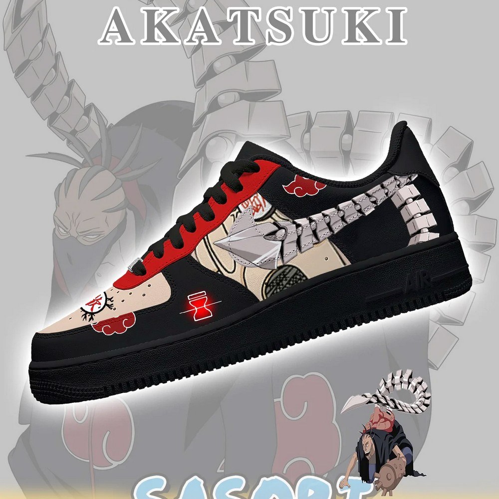Sasori Akatsuki Air Force 1 Shoes Sneakers For Anime Fans