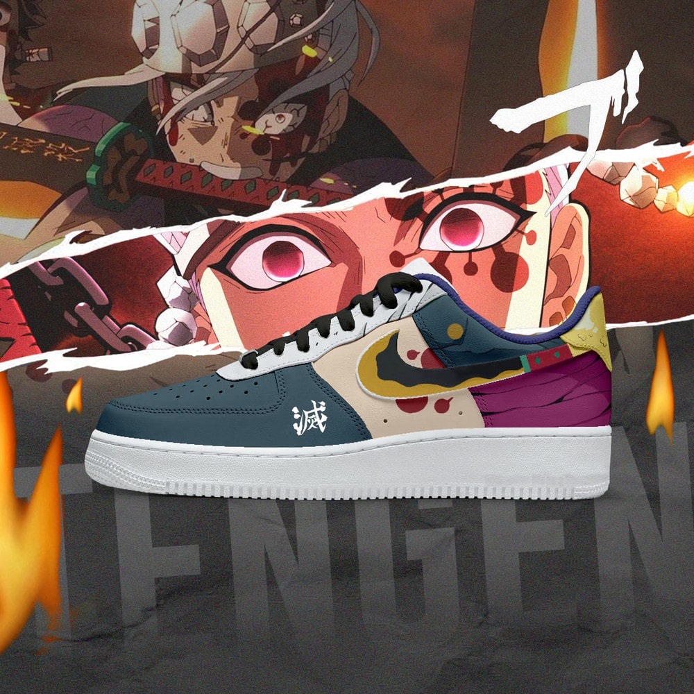 Demon Slayer Nike Air Force 1 Shoes Sneakers Gift For Anime Fans