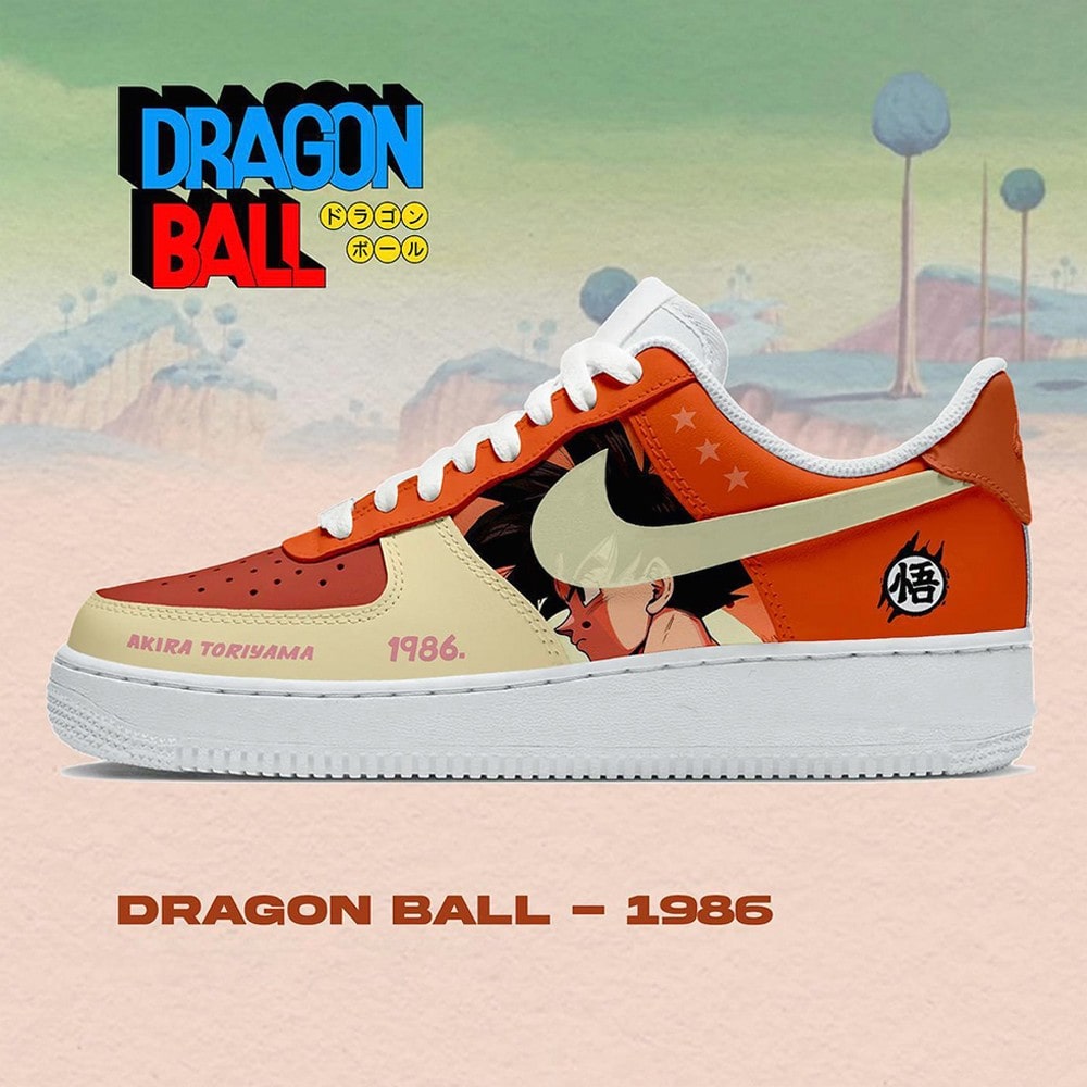 Dragon Ball Goku Nike Air Force 1 Shoes Sneakers Gift For Anime Fans