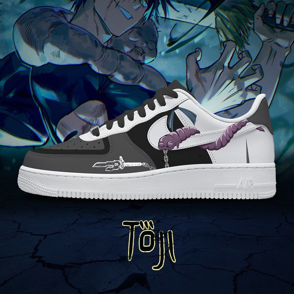 Toji Fushiguro Anime Jujutsu Kaisen Air Force 1 Shoes For Anime Fans
