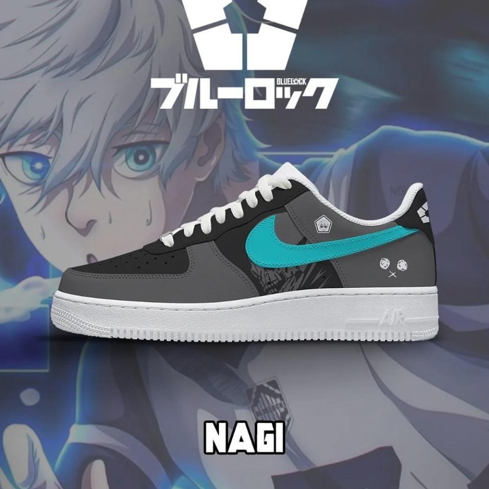 Nagi Blue Lock Air Force 1 Shoes For Anime Fans