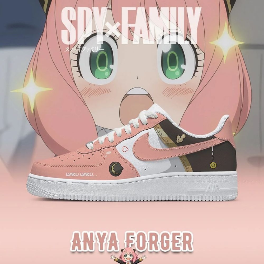 Anya Forger Spy X Family Air Force 1 Shoes Gift For Anime Fans