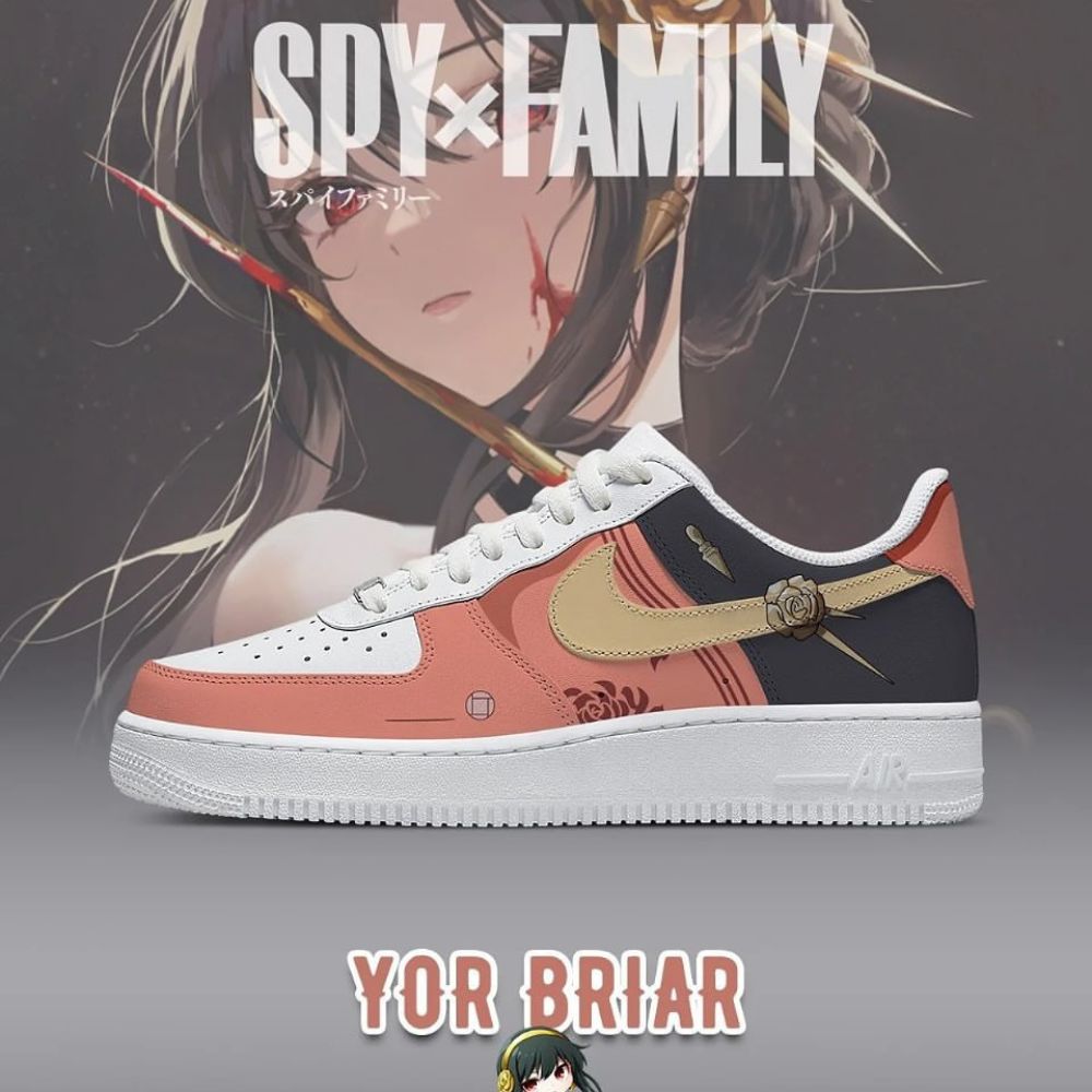 Yor Forger Spy X Family Air Force 1 Shoes For Anime Fans