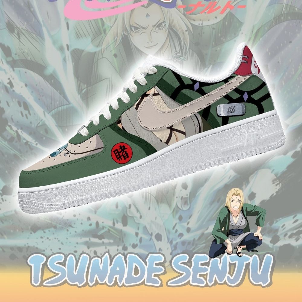 Fifth Hokage Tsunade Senju Naruto Air Force 1 Shoes For Anime Fans