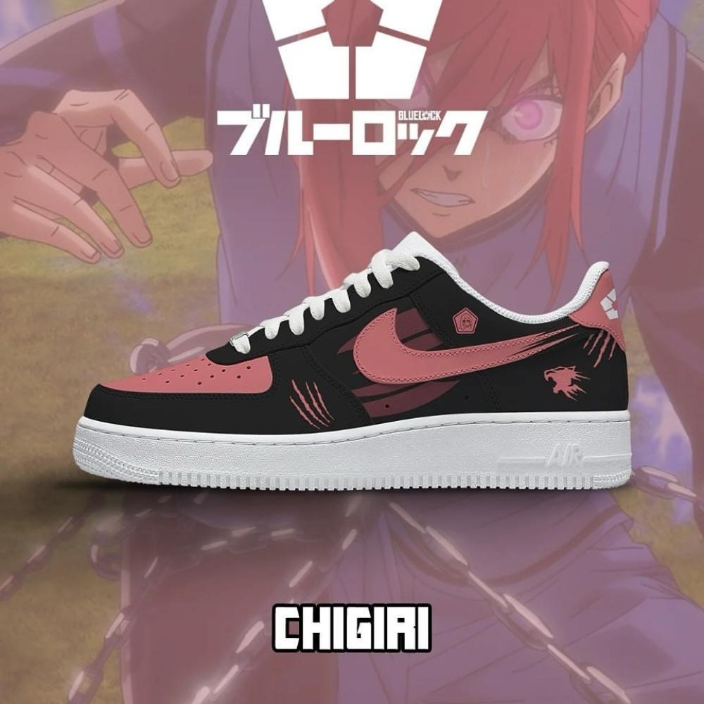 Chigiri Blue Lock Air Force 1 Shoes For Anime Fans