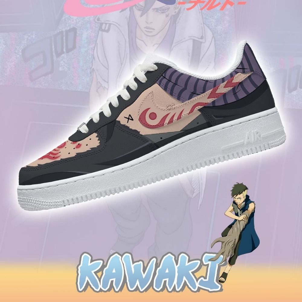 Boruto Kawaki Naruto Air Force 1 Shoes For Anime Fans