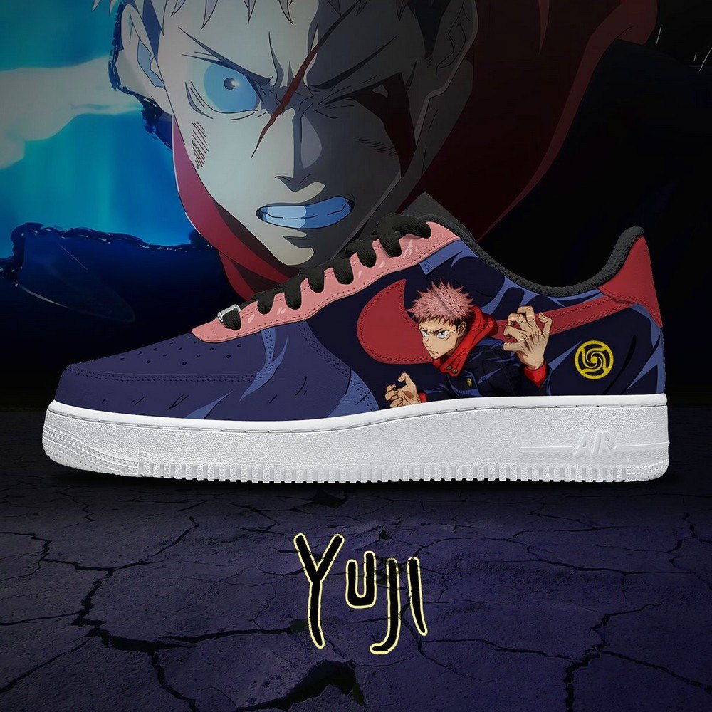 Yuji Itadori Character Jujutsu Kaisen Air Force 1 Shoes For Anime Fans