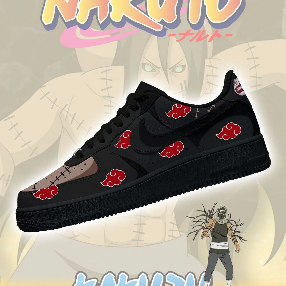 Kakuzu Hot Anime Akatsuki Air Force 1 Shoes For Anime Fans
