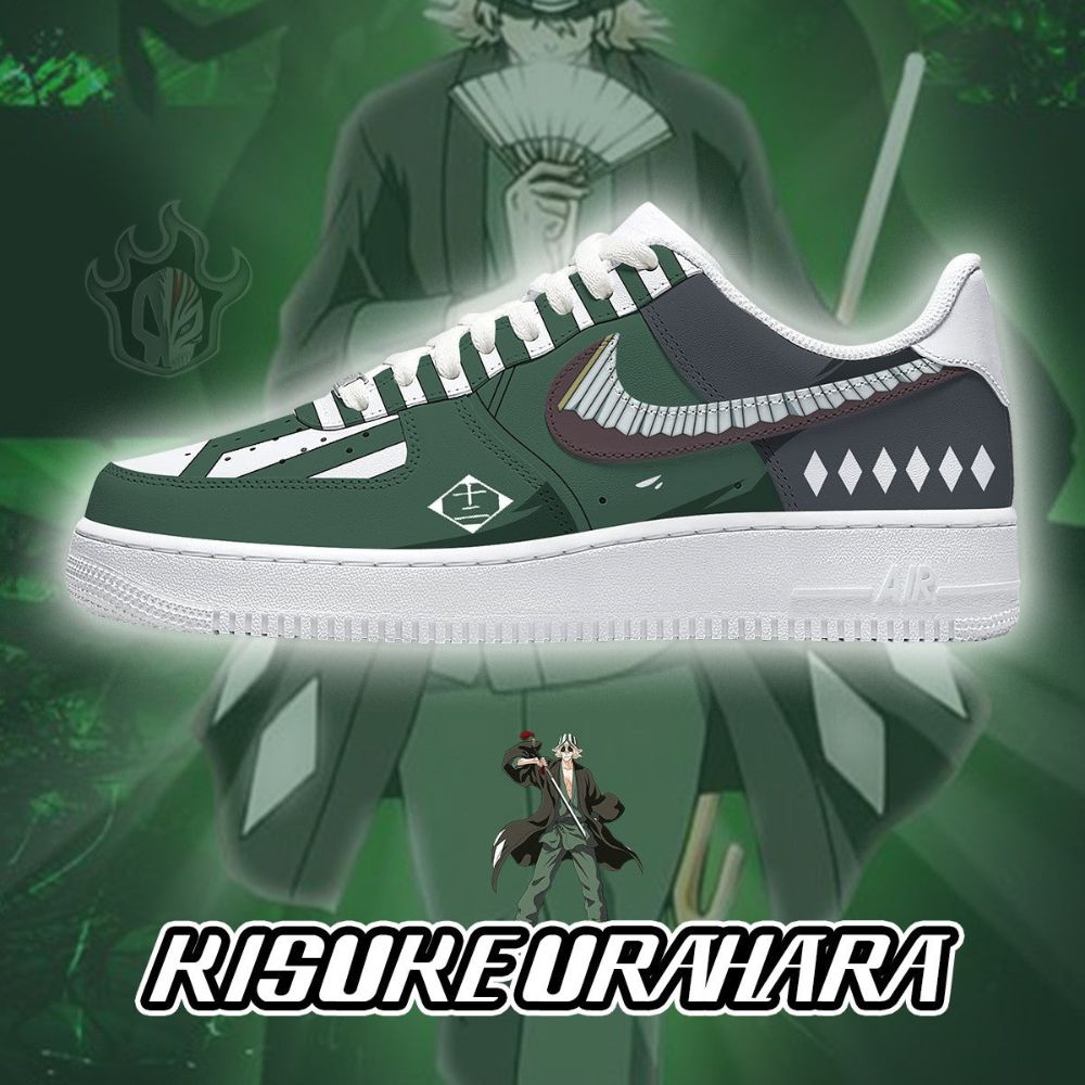 Kisuke Urahara Bleach Air Force 1 Shoes For Anime Fans