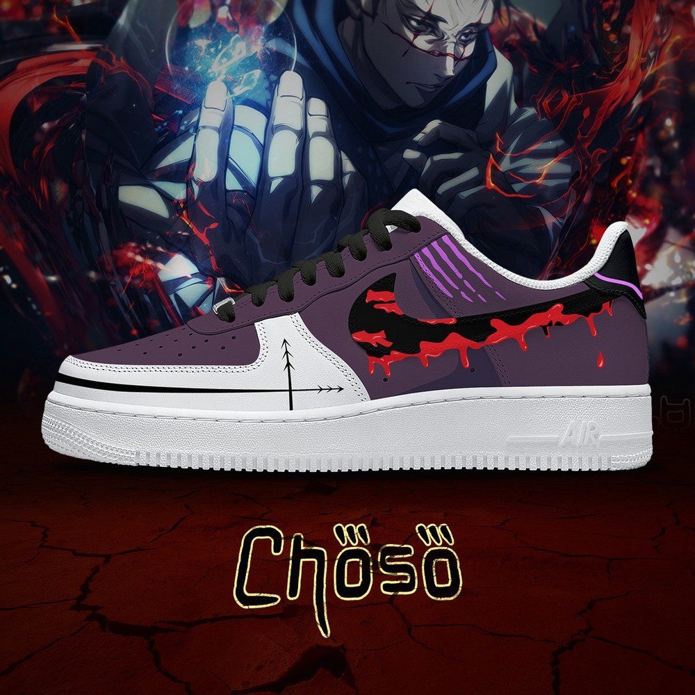 Choso Jujutsu Kaisen Air Force 1 Shoes Gift For Anime Fans