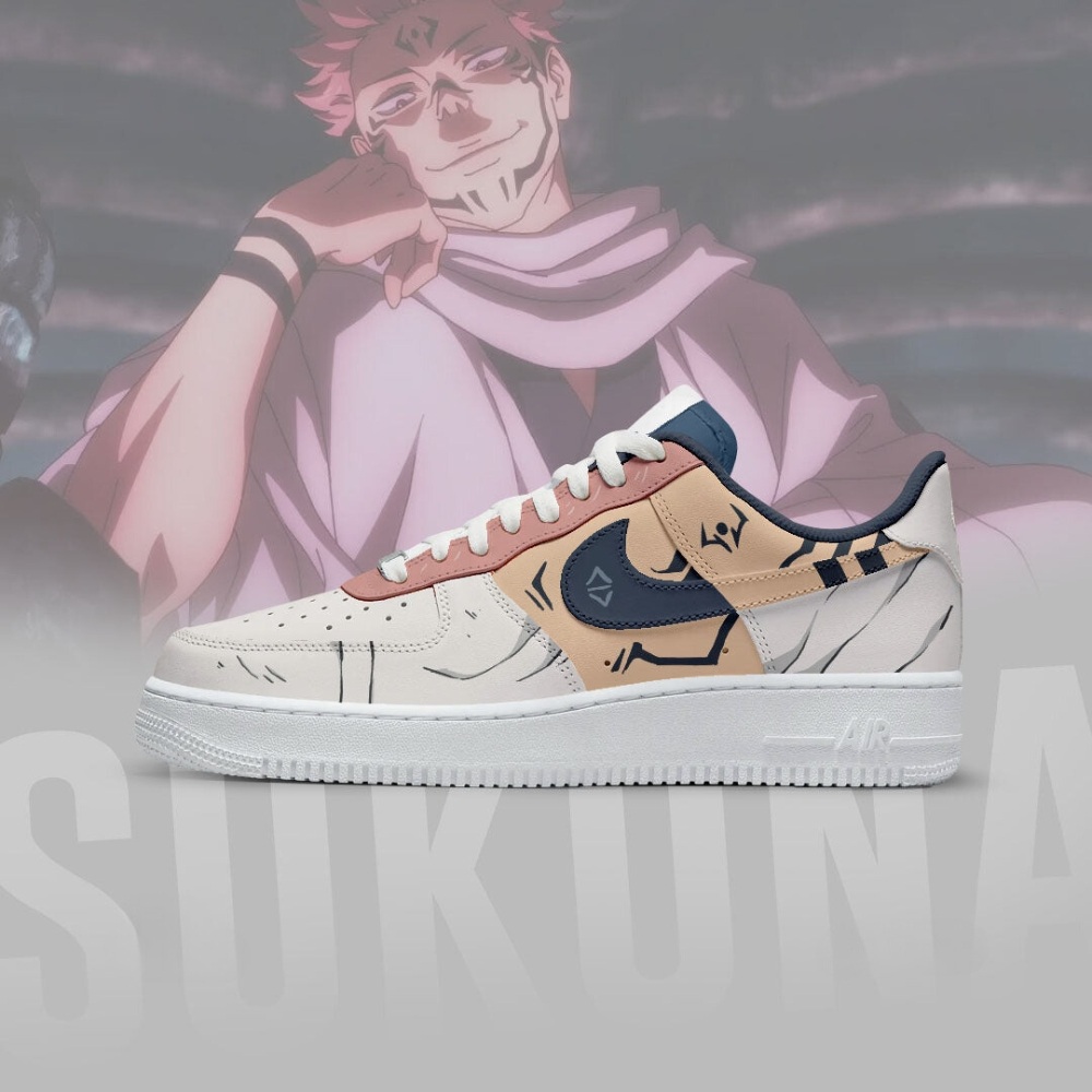 Sukuna Jujutsu Kaisen Air Force 1 Shoes Gift For Anime Fans