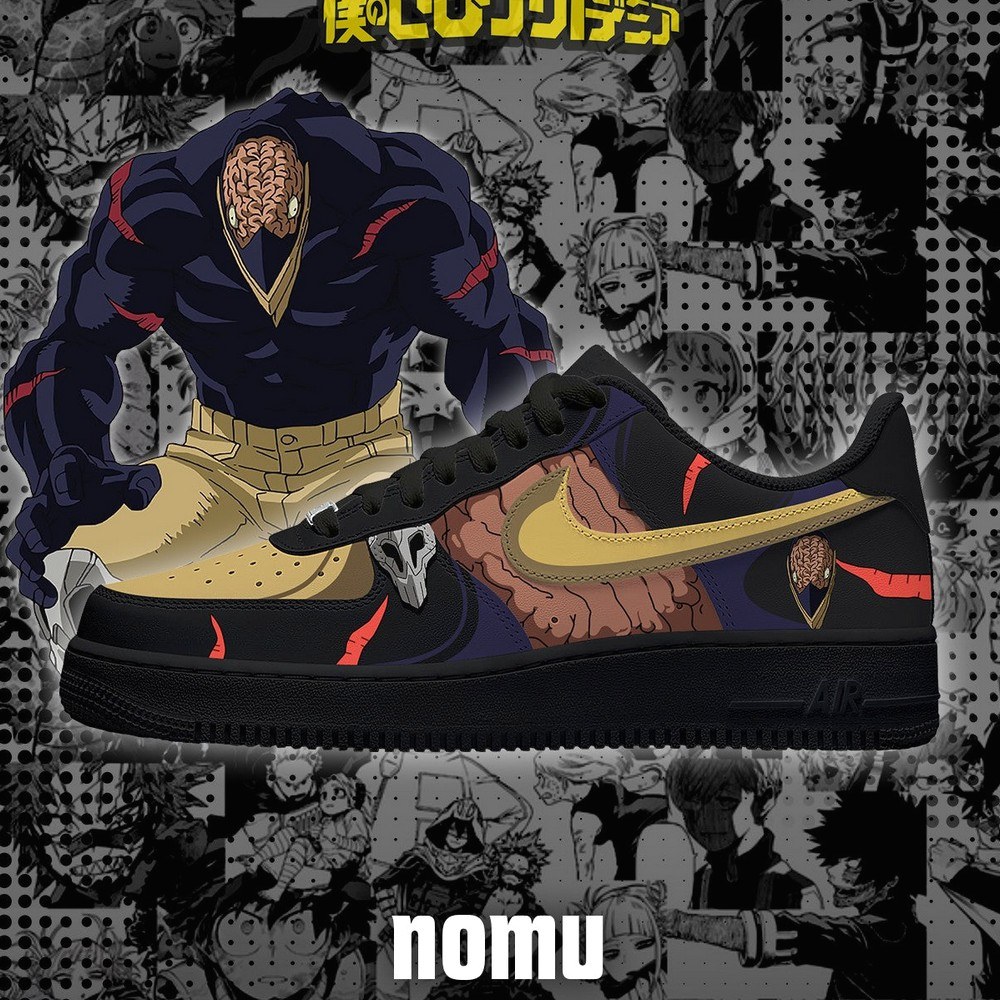 Nomu My Hero Academia Air Force 1 Shoes Gift For Anime Fan