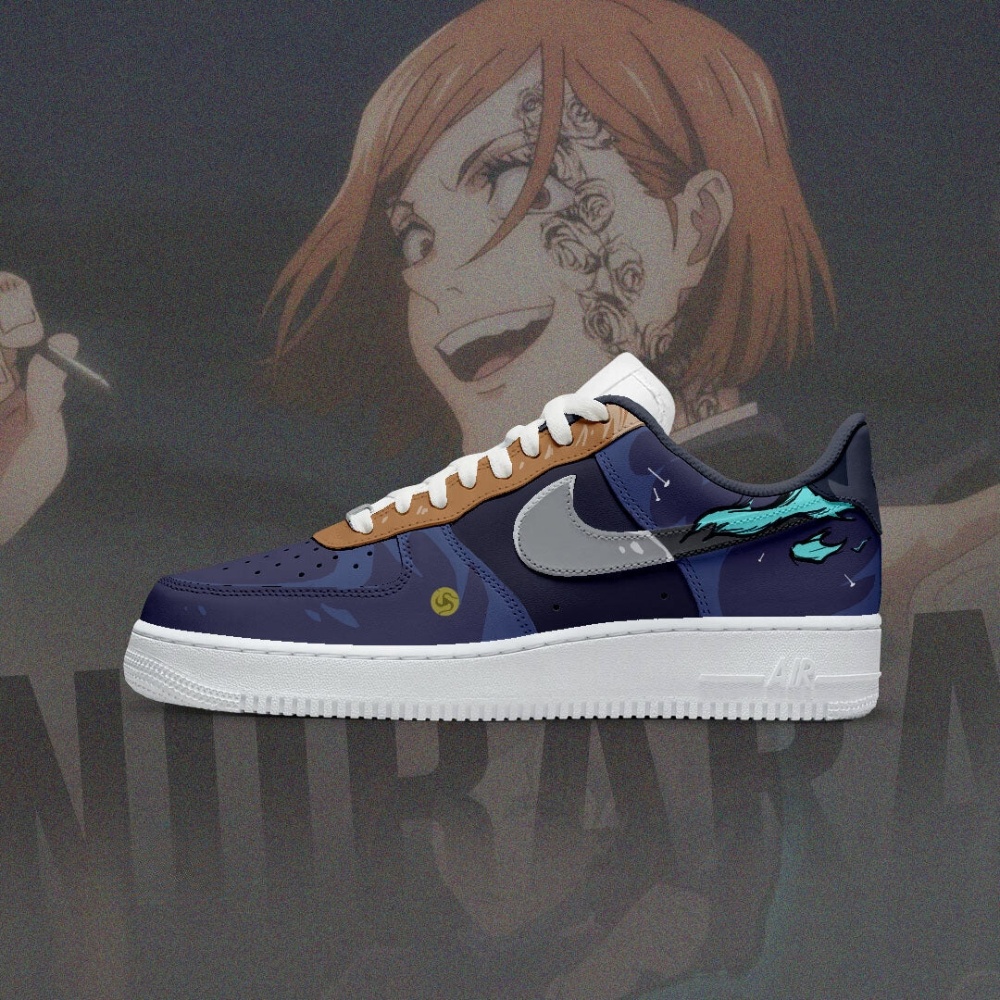 Nobara Kurisagi Jujutsu Kaisen Air Force 1 Shoes For Anime Fans