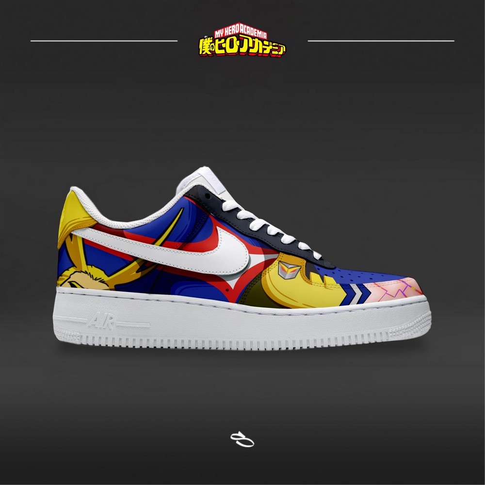 All Might My Hero Academia Air Force 1 Shoes For Anime Fans