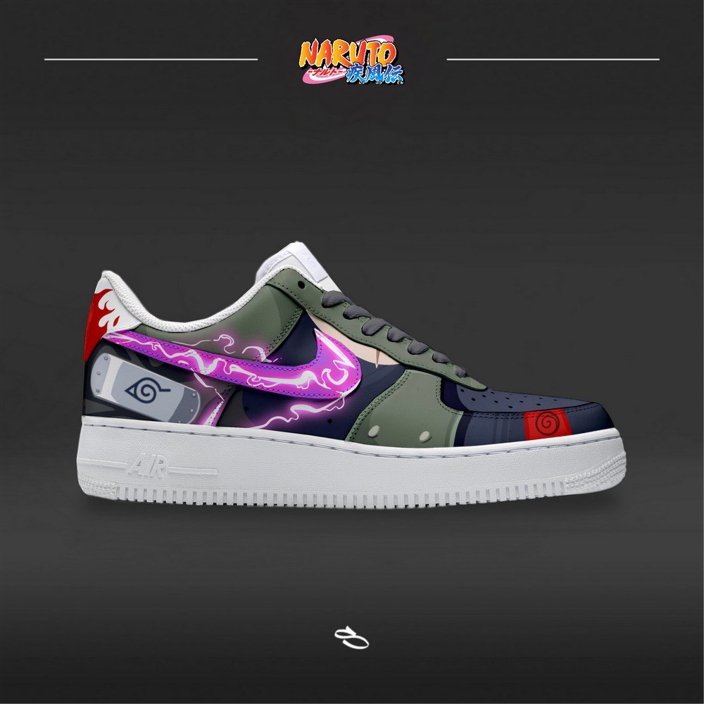 Hatake Kakashi Hokage Naruto Air Force 1 Shoes For Anime Fans