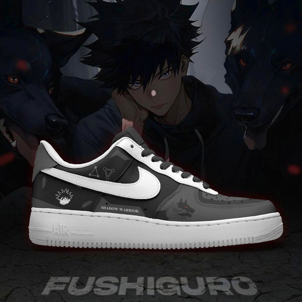Megumi Fushiguro Jujutsu Kaisen Air Force 1 Shoes For Anime Fans
