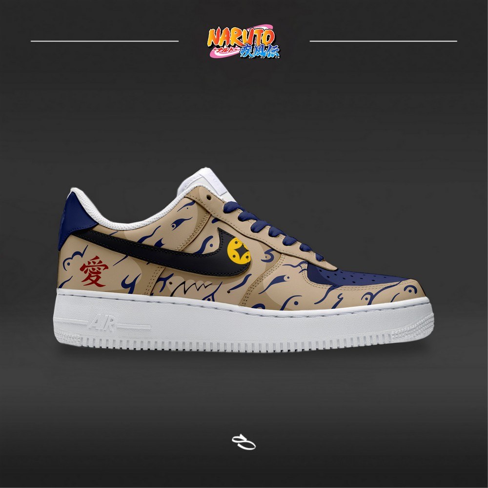 One Tail Bijuu Shukaku Naruto Air Force 1 Shoes For Anime Fans