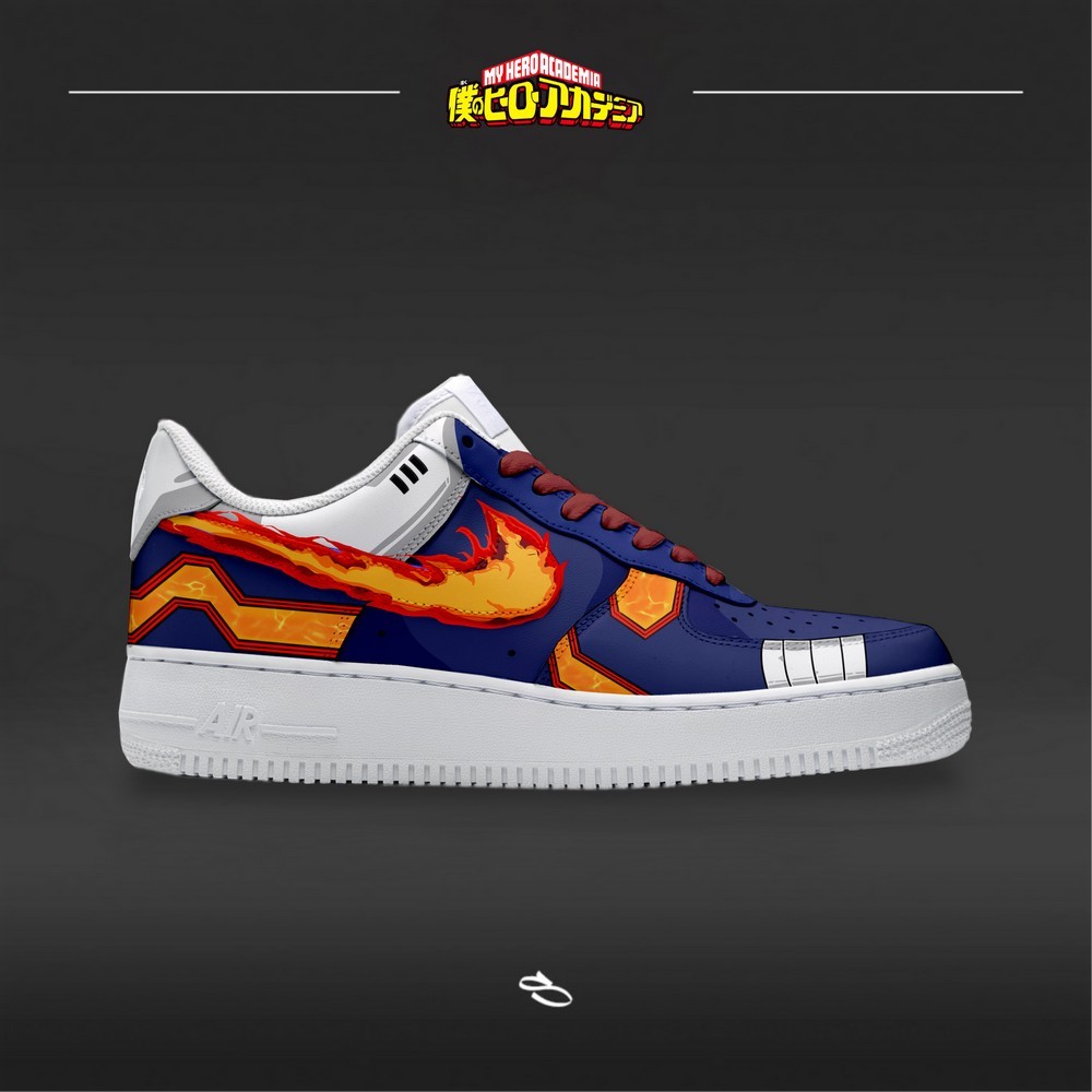 Endeavour My Hero Academia Air Force 1 Shoes For Anime Fans