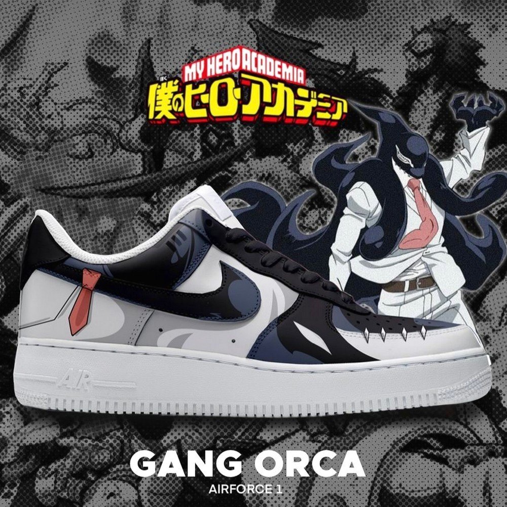 Gang Orca My Hero Academia Air Force 1 Shoes For Anime Fans