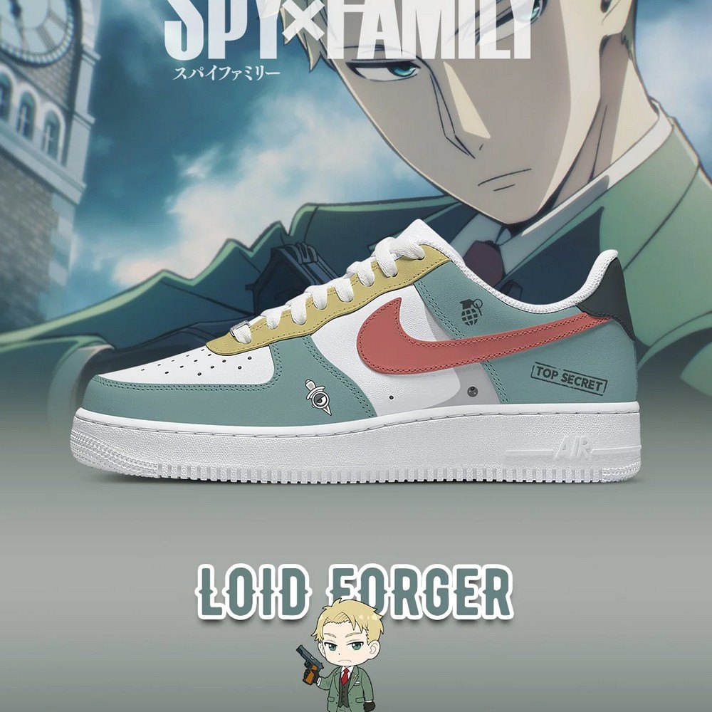 Loid Forger Spy X Family Air Force 1 Shoes For Anime Fans