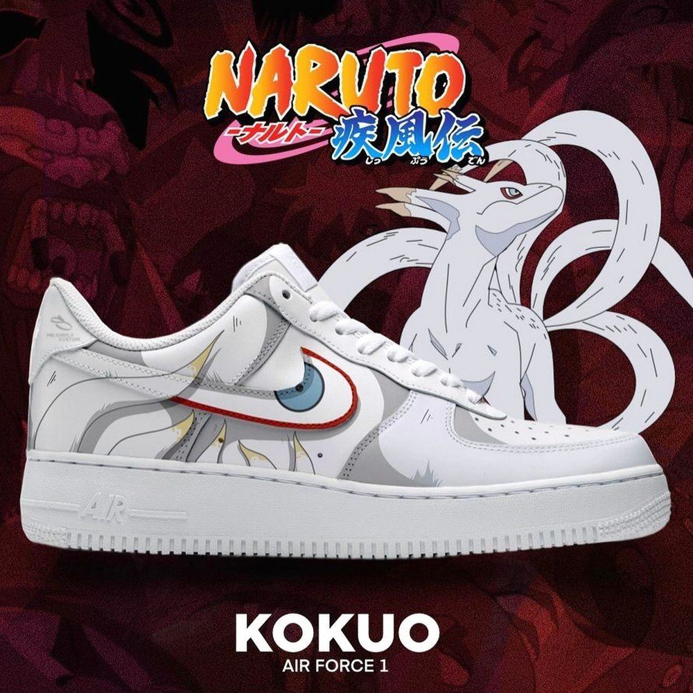 Kokuo Naruto Air Force 1 Shoes For Anime Fans