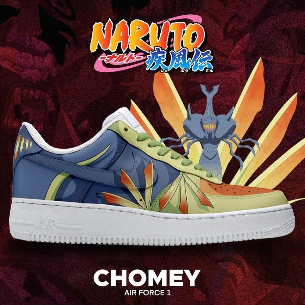 Chomey Naruto Air Force 1 Shoes For Anime Fans