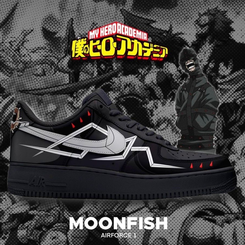 Moonfish My Hero Academia Air Force 1 Shoes For Anime Fans