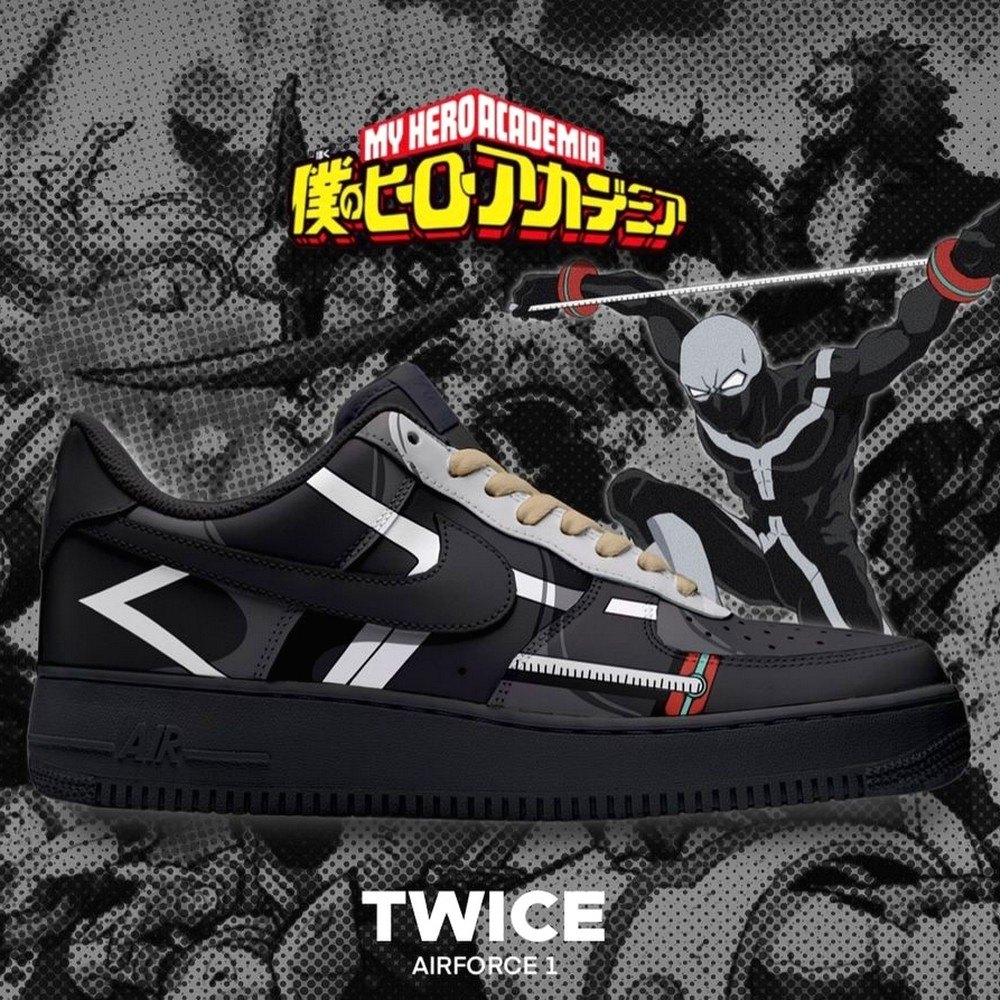 Twice My Hero Academia Air Force 1 Shoes For Anime Fans
