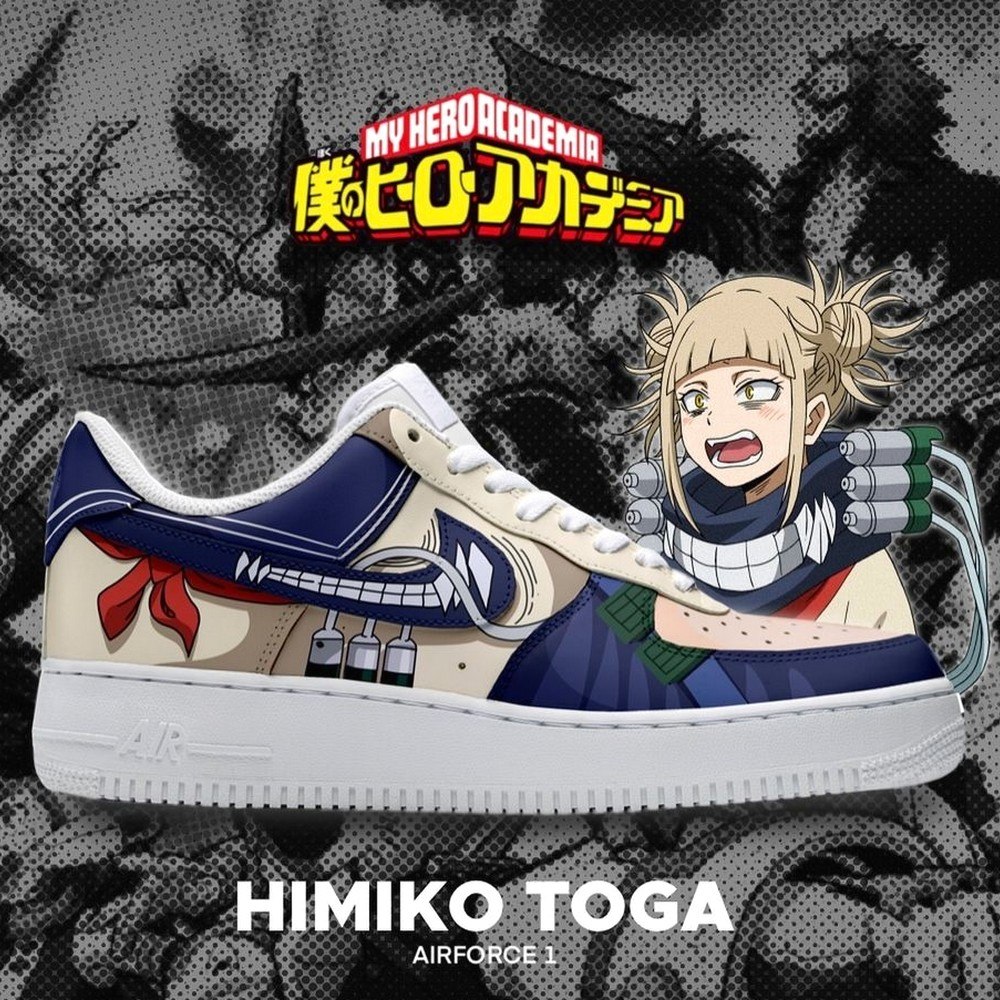 Himiko Toga My Hero Academia Air Force 1 Shoes For Anime Fans