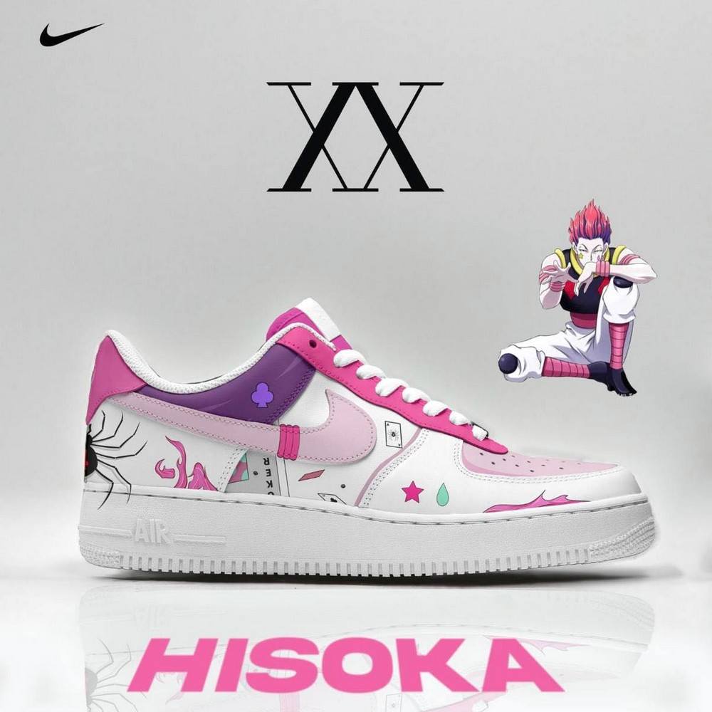 Hisoka Hunter X Hunter Air Force 1 Shoes For Anime Fans
