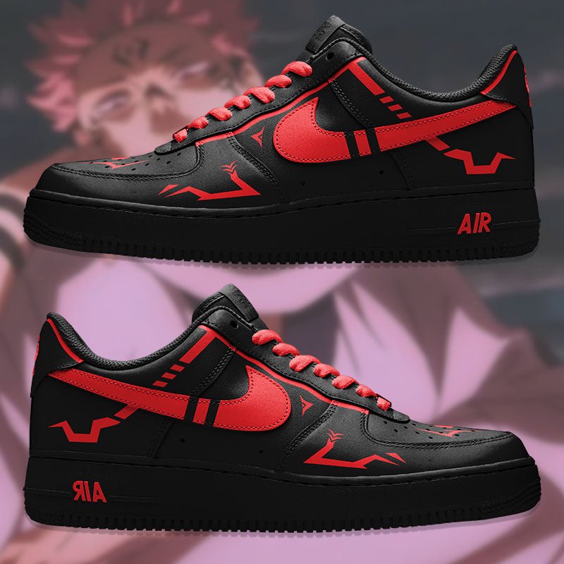 Sukuna Nike Logo Air Force 1 Shoes Sneakers Special Gift For Men And Women