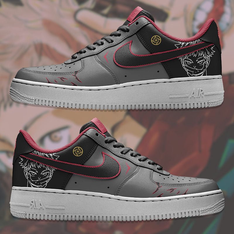 Itadori Black Flash Nike Logo Air Force 1 Shoes Sneakers Special Gift For Men And Women